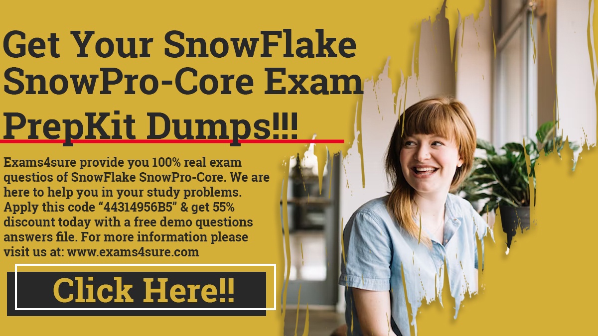 Pass Your SnowFlake SnowPro-Core PrepKit Exam Questions in Canada?