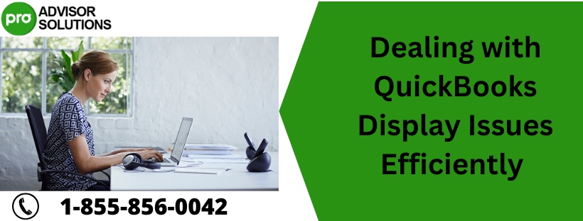 Dealing with QuickBooks Display Issues Efficiently