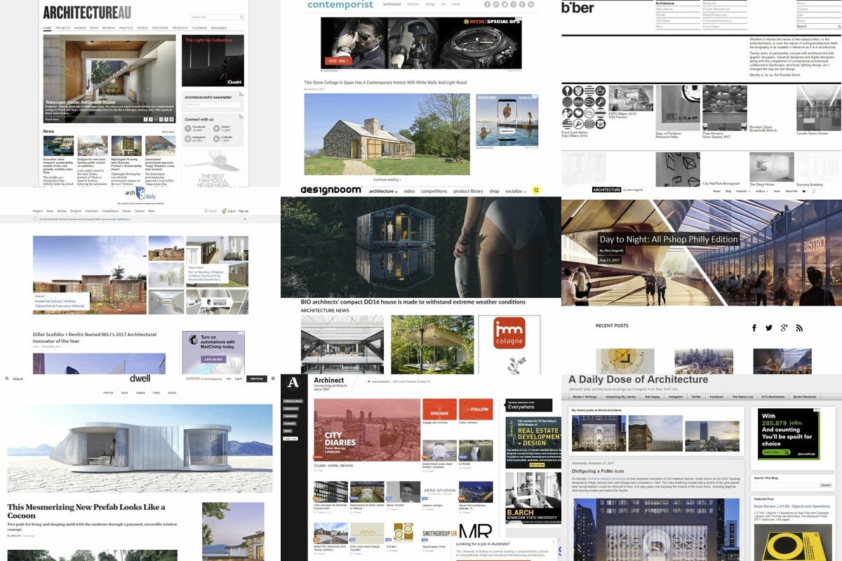 The Best of the Best: Top  9 Architecture and Design Blogs to Follow