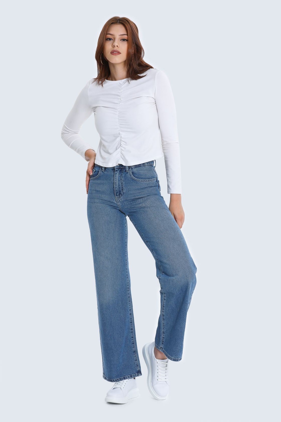 Are the Light Blue Hourglass Wide Leg Jeans perfect for Spring wardrobe?