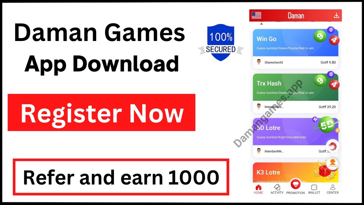 Daman Games Apk Download | Refer And Earn ₹500 Bonus
