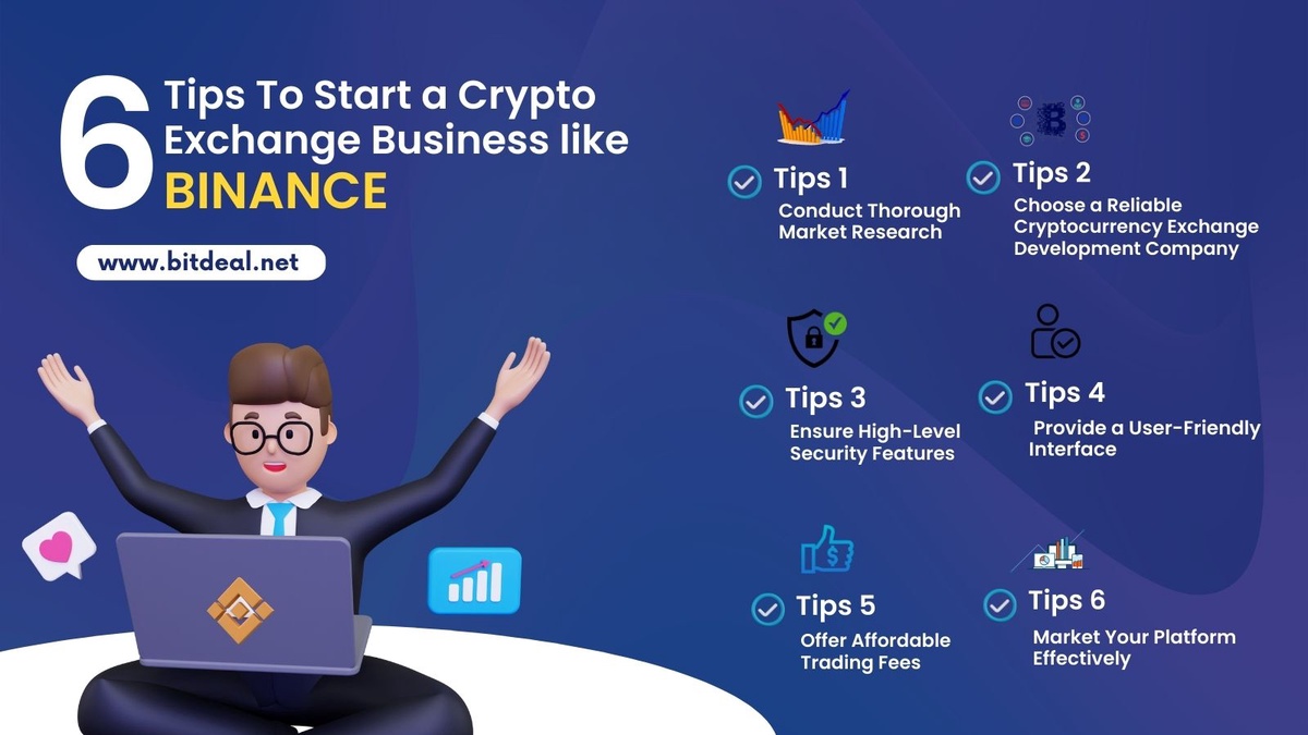 6 Tips For Starting a Crypto Exchange Business Like Binance