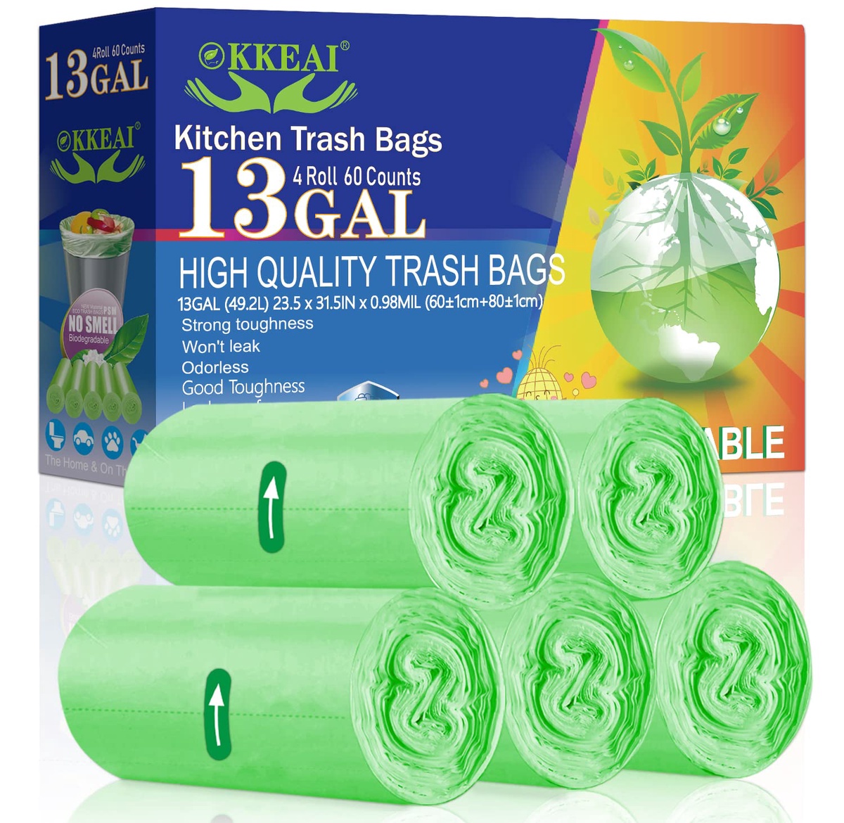 Effortless Waste Management with 13 Gallon Compostable Bags