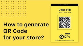 Use Free QR Code Generator for Store | QPe