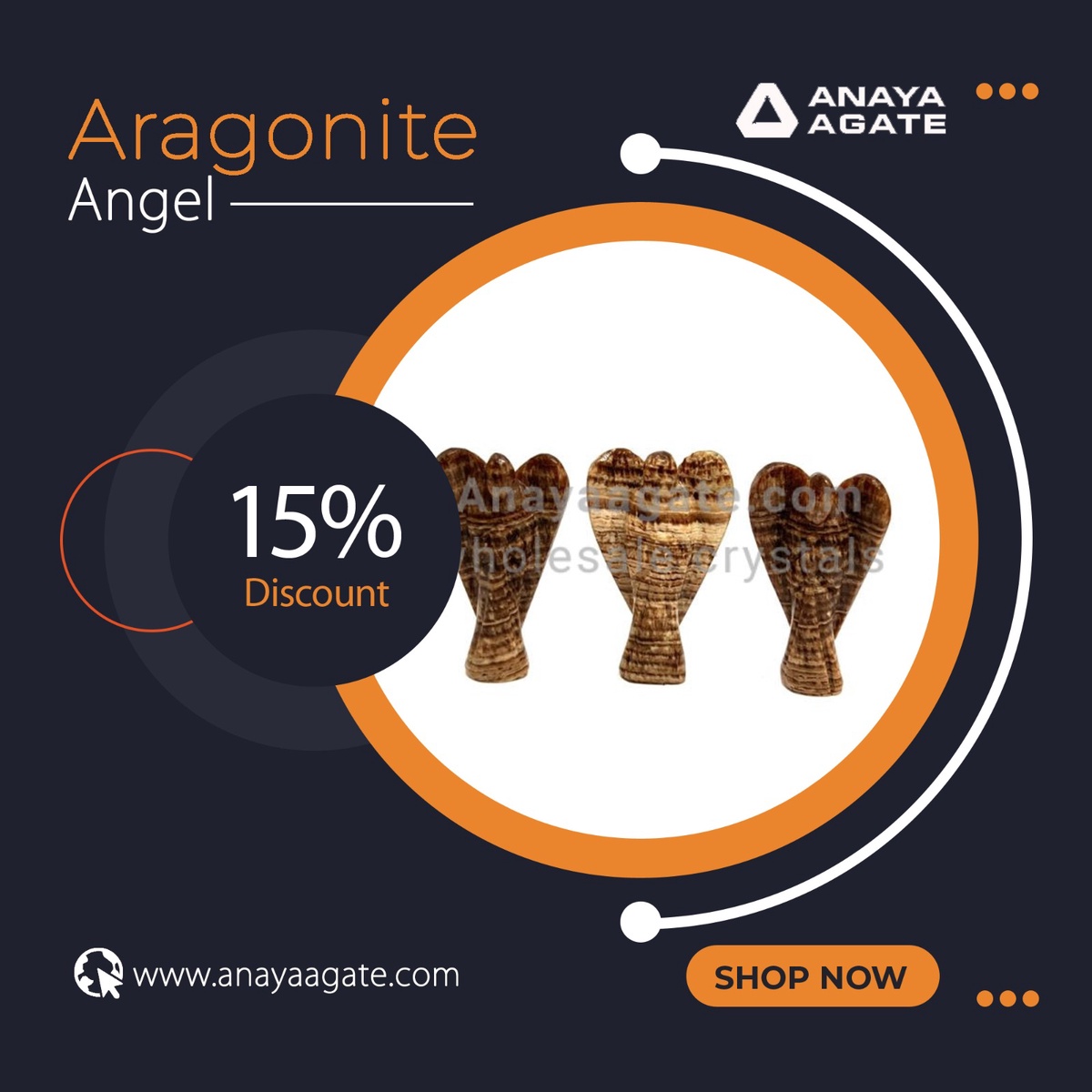 "Wholesale Crystals by Anaya Agate: Sparkle and Shine with Style"