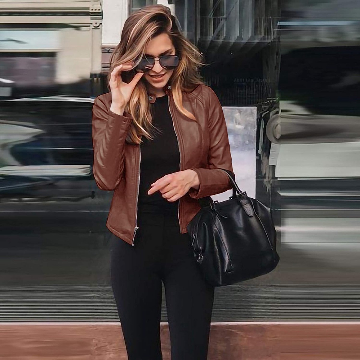 The Timeless Elegance of Brown Leather Jackets for Women