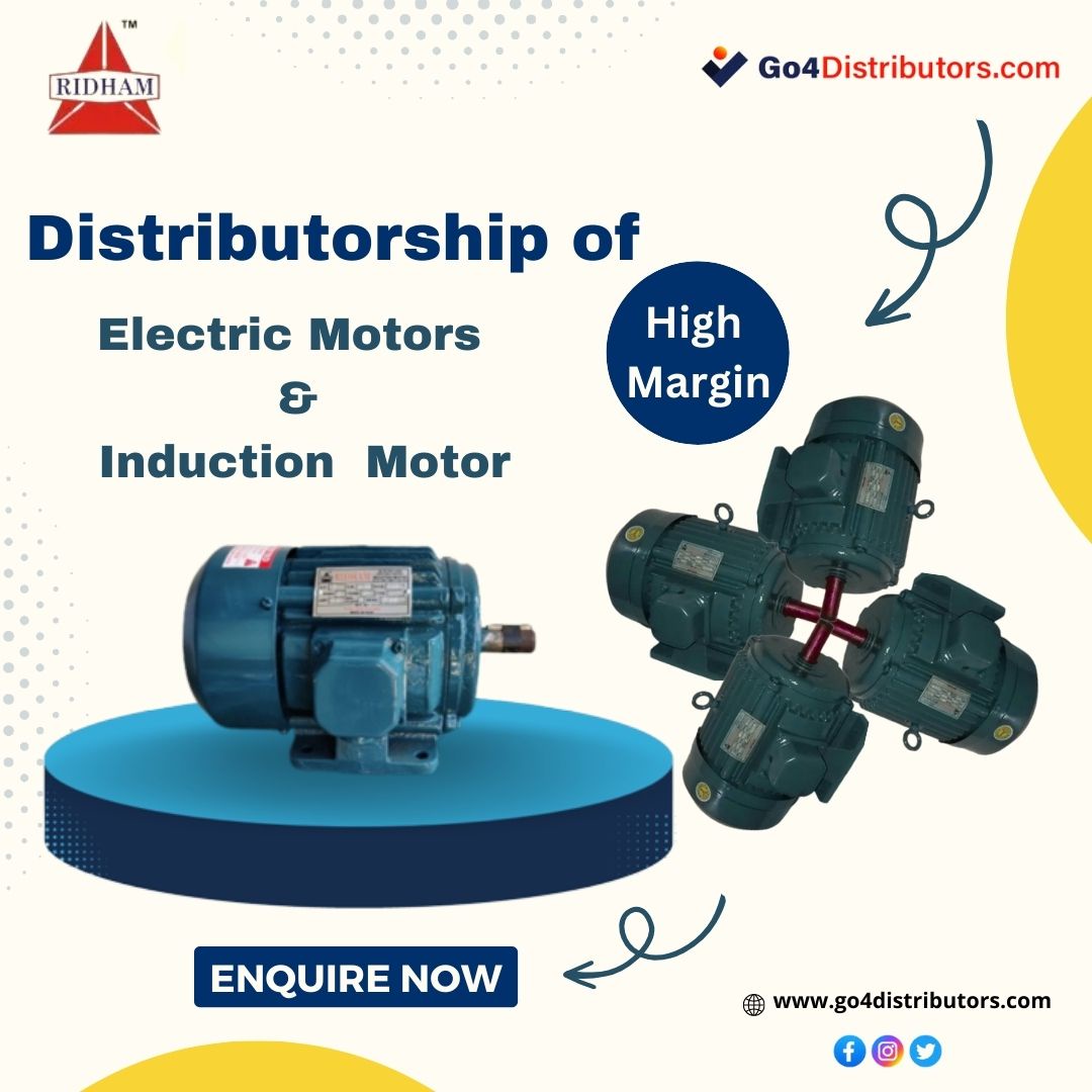 What Advantages do you Get When you Work with a Reputable Distributor of Electric Motors?