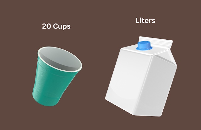 A Handy Conversion Guide: 20 Cups to Liters for Foolproof Cooking