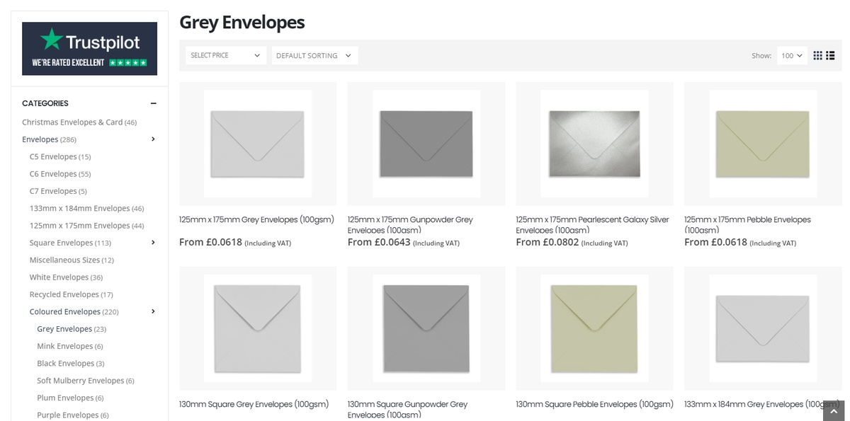 Buy Grey Envelopes Online: Elevate Your Correspondence with TheEnvelopePeople.co.uk
