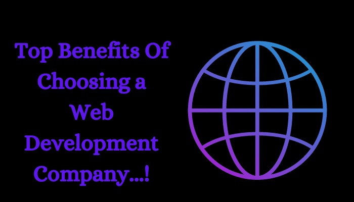 Top Benefits Of Choosing an Web Development Company...!