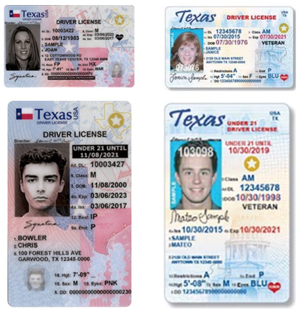 How does the Texas state ID system contribute to ensuring security