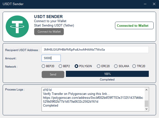 Fake USDT Generator