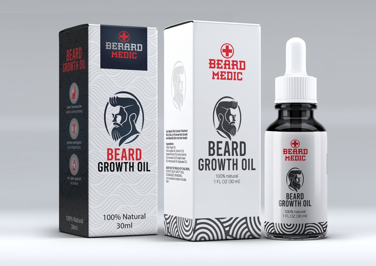 Excellent Quality and Customized Beard Oil Gift Box