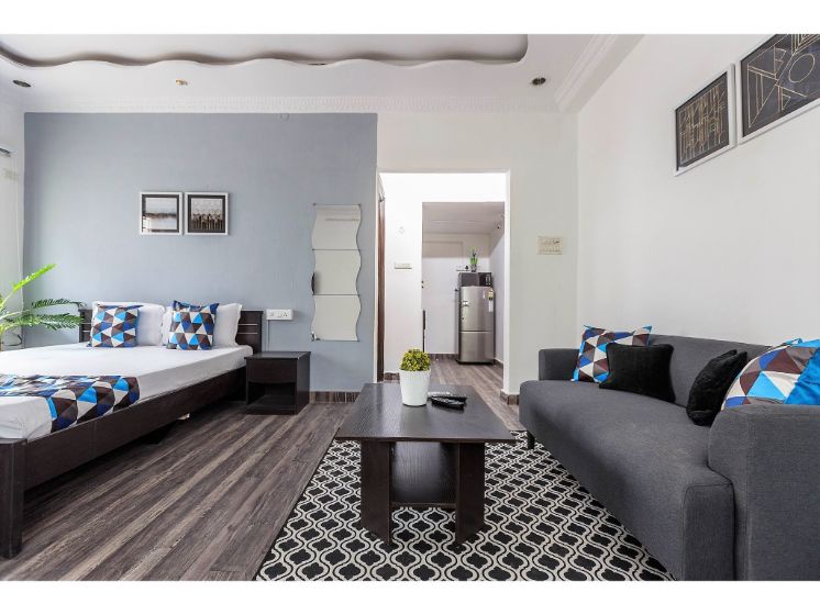 How long can you live in a service apartment in Gurgaon?