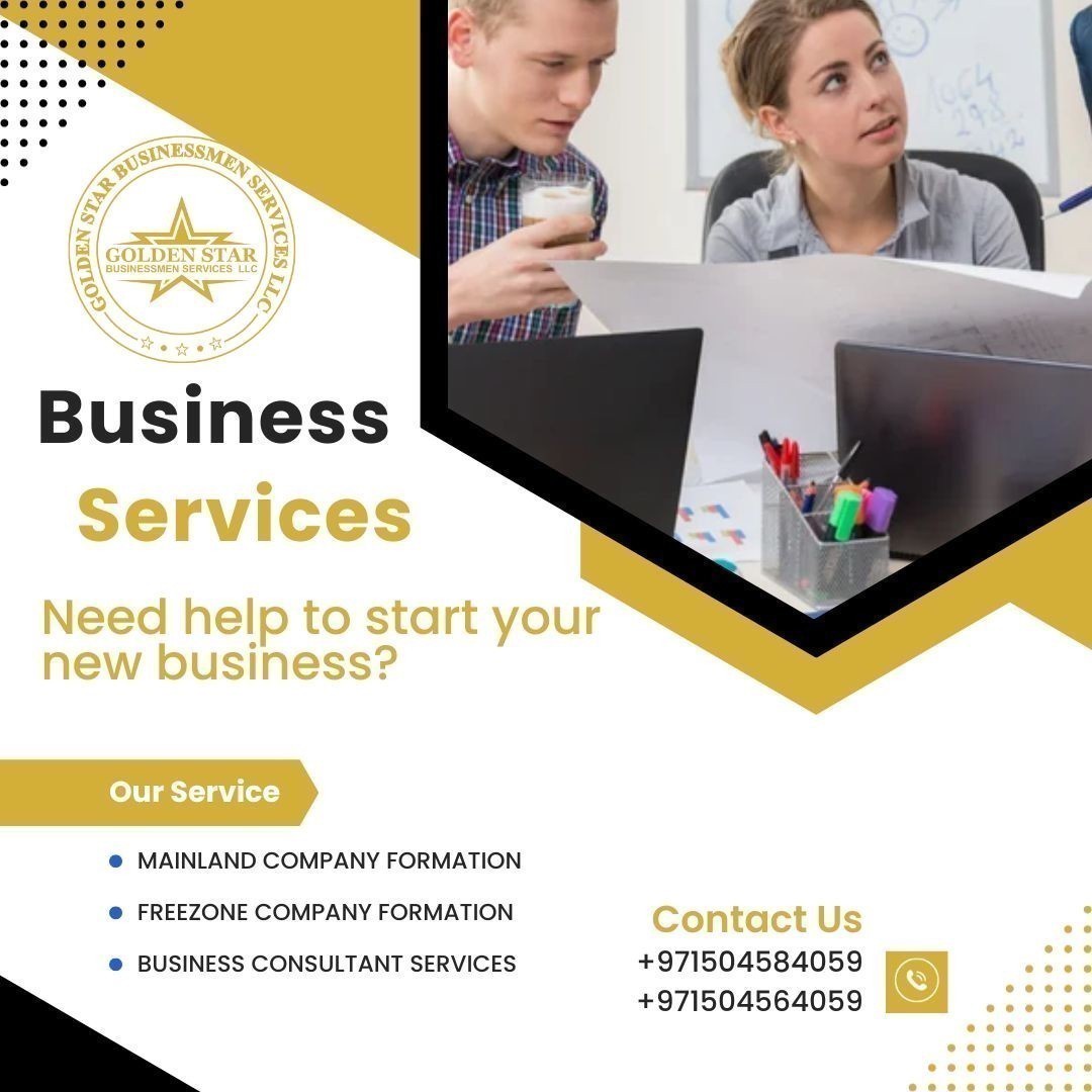 Starting a Business in Dubai through Golden Services LLC +971504584059