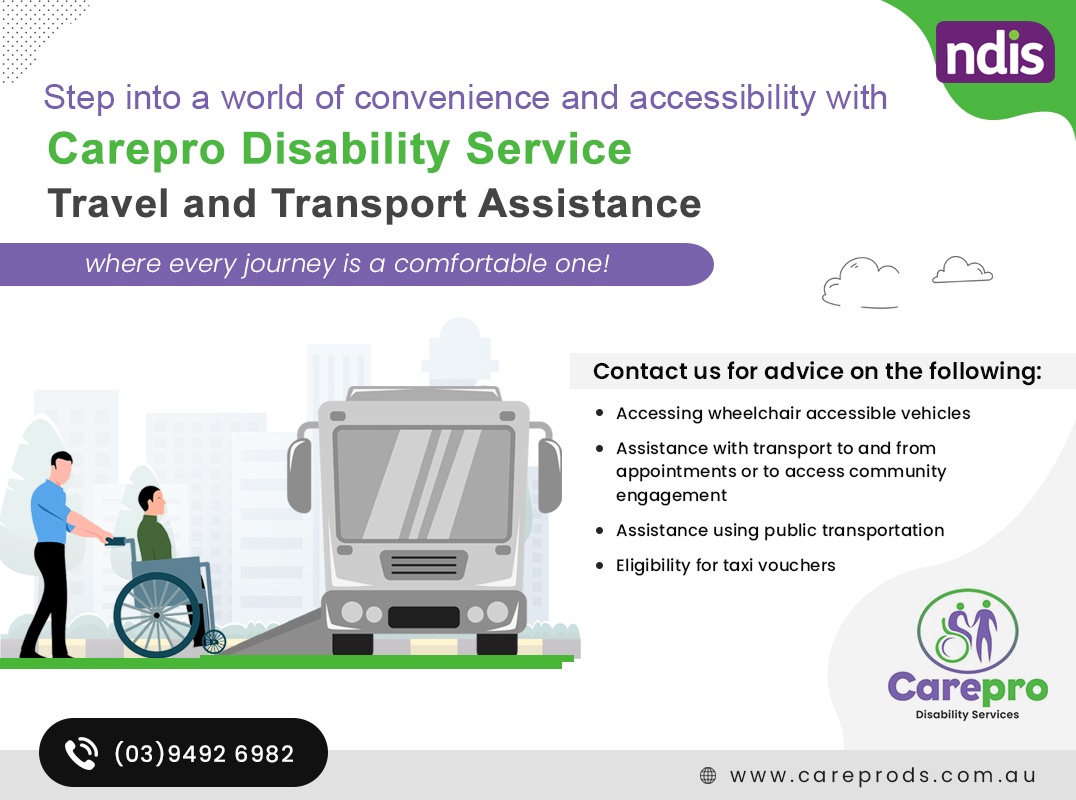 Comprehensive NDIS Transport Assistance: Carepro Disability Services
