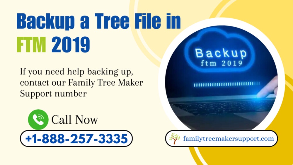 Backup a Tree File in FTM 2019