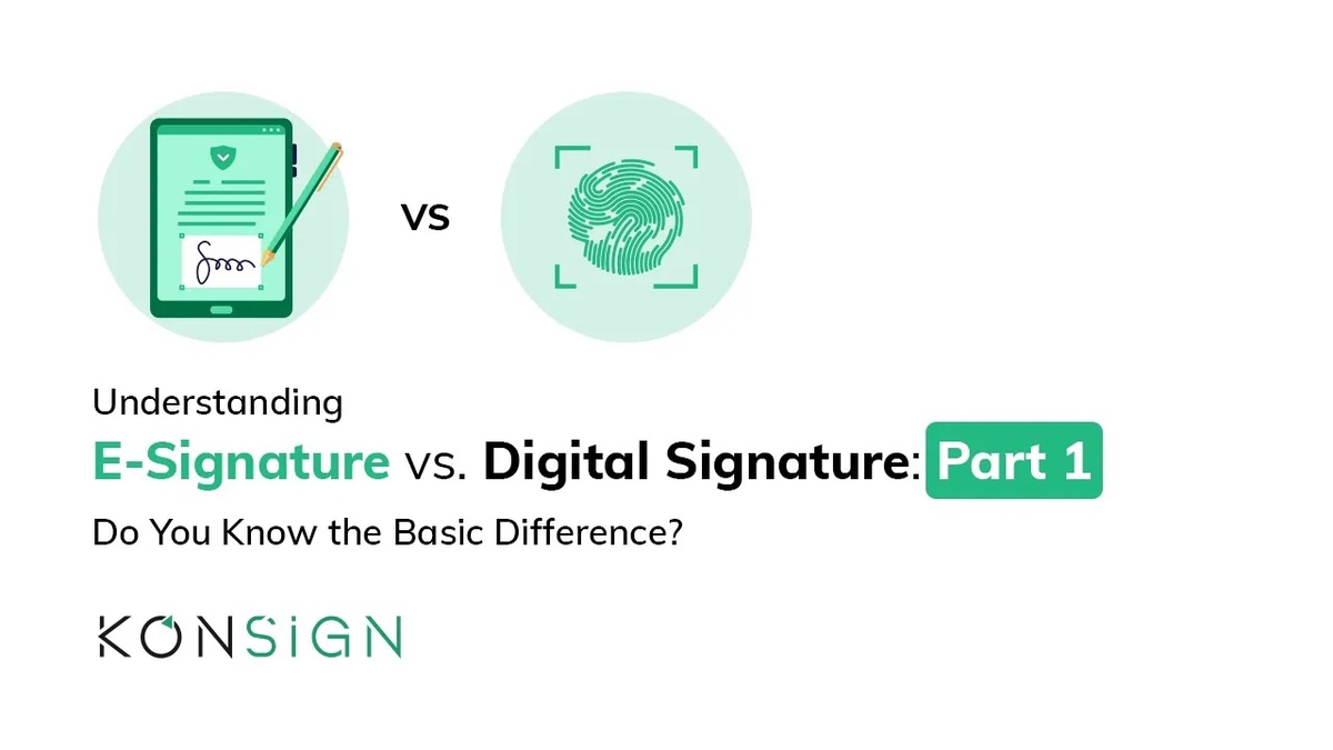Digital Sign vs. E-Sign | Basic Difference