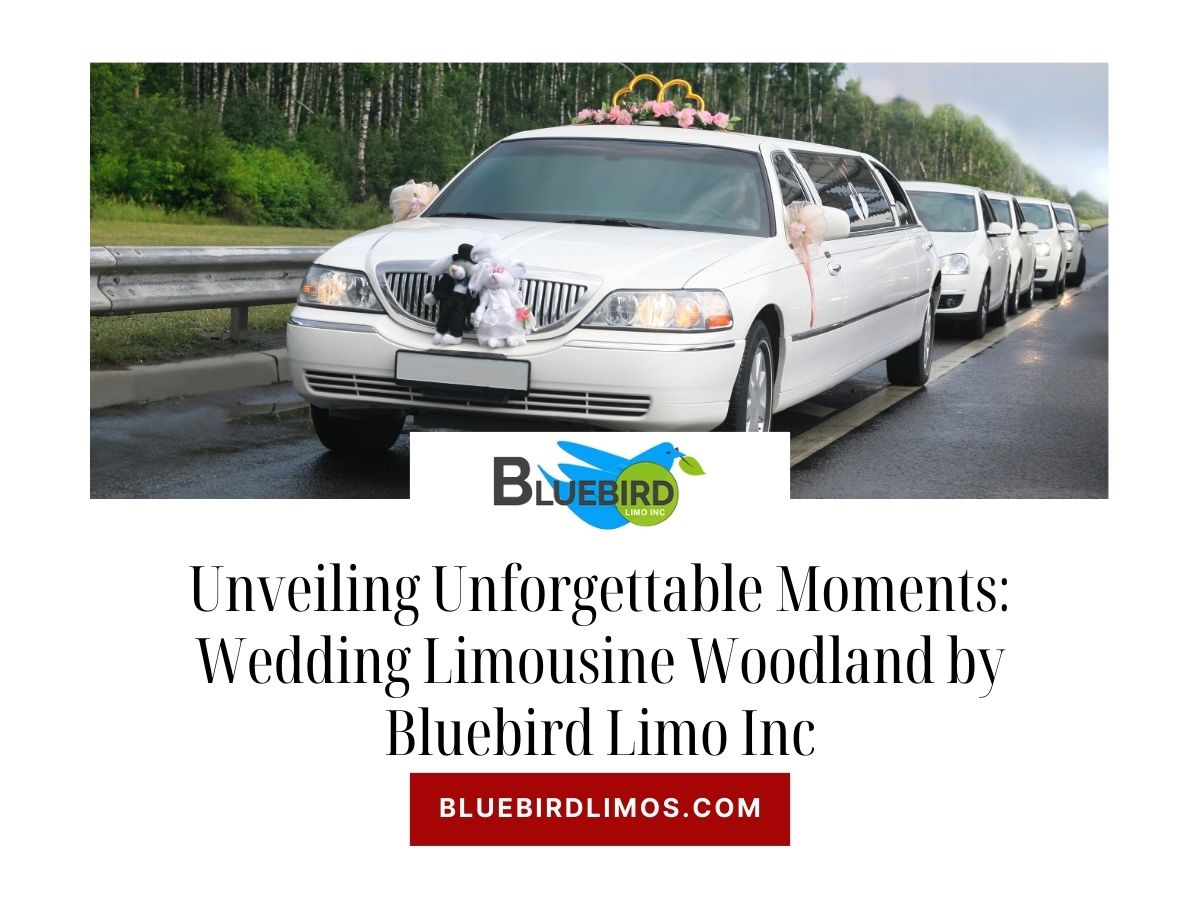 Unveiling Unforgettable Moments: Wedding Limousine Woodland by Bluebird Limo Inc
