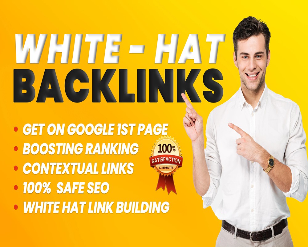 I will rank your website on Google's first page with white hat SEO services