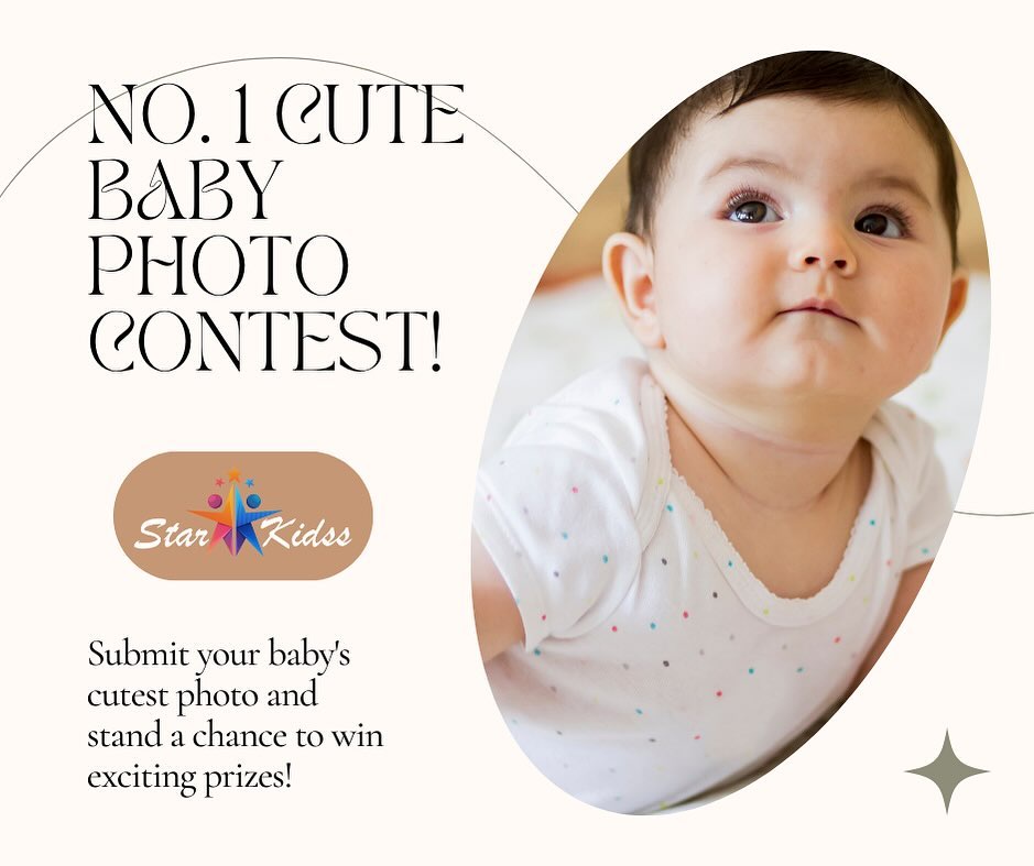 Show off your cutest baby photo and enter in Starkidss's Baby Photo Contest for a chance to win amazing prizes!