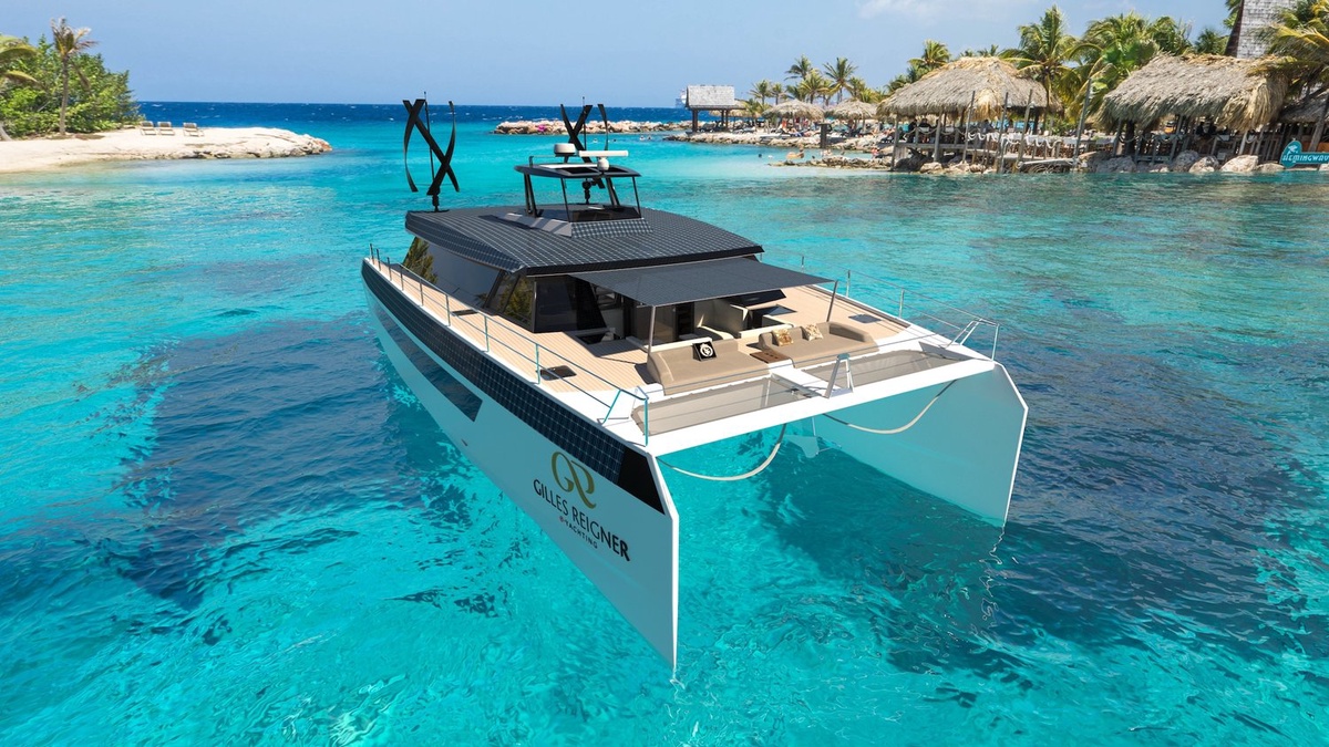 Sailing the Future: Gilles Reigner's Sun-Powered Catamaran