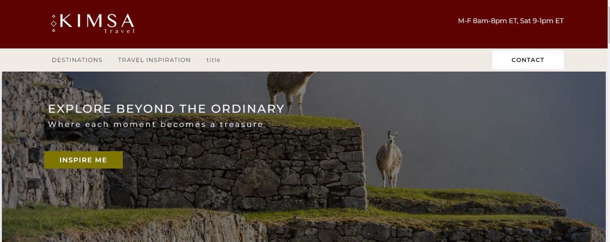 Kimsa Travel Agency: Crafting Exceptional Journeys