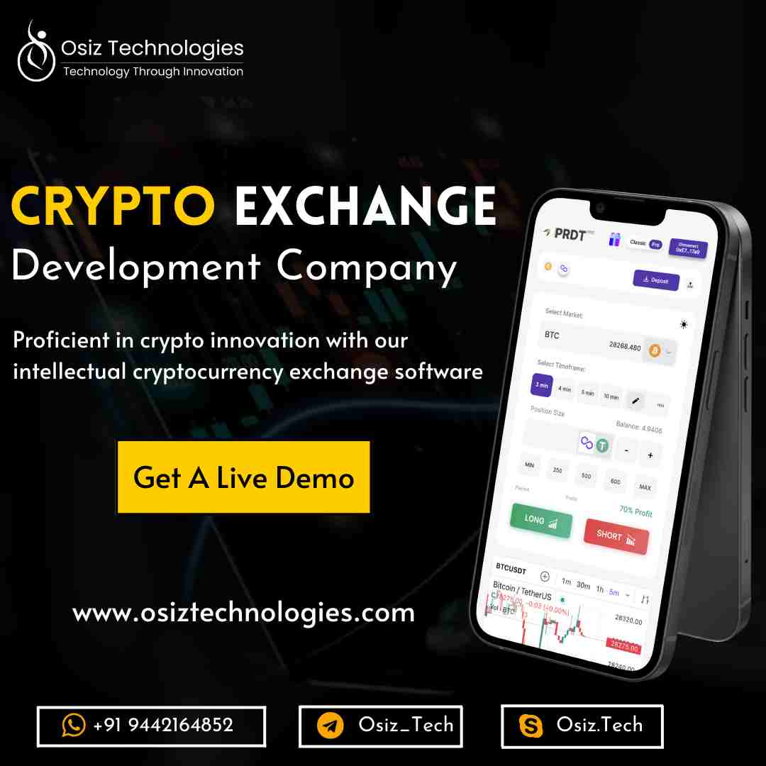 Stay Ahead Of The Competitors With Our Innovative Solutions From A Crypto Exchange Development Company