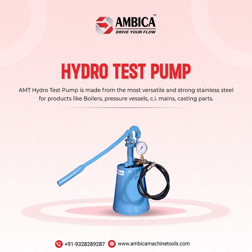 Your Comprehensive Handbook on Hand-Operated Hydro Test Pump
