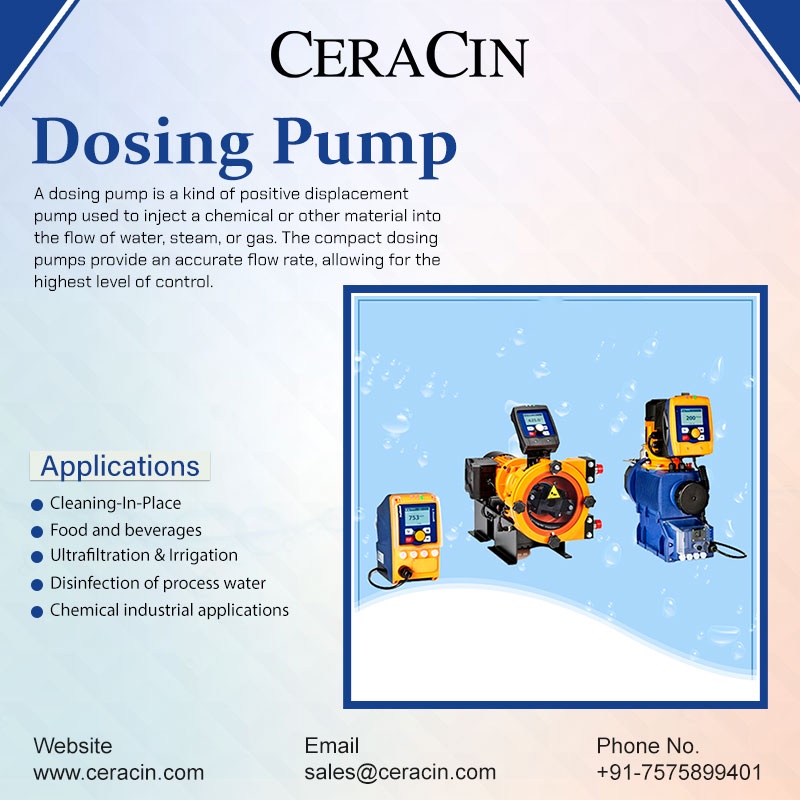 A Complete Guide to Dosing Pump: Its Working, Benefits, and Applications!
