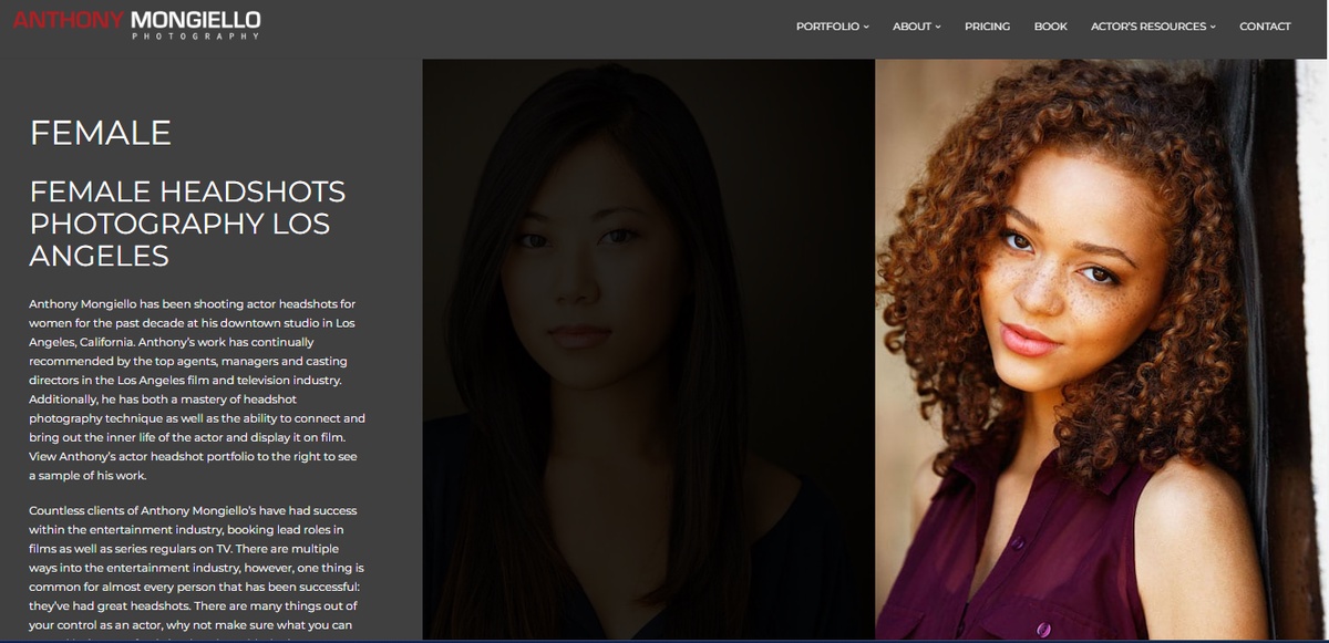 Elevate Your Profile with Anthony Mongiello Photography: Your Go-To Professional Female Headshot Photographer in LA