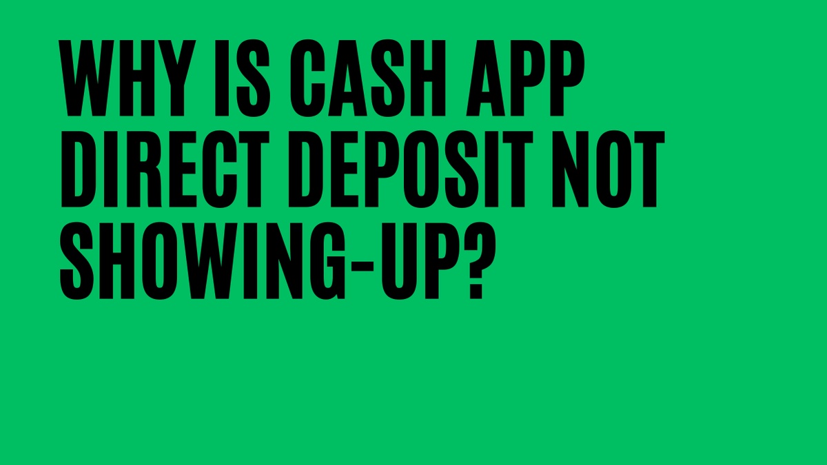 How do I check pending direct deposit on Cash App?