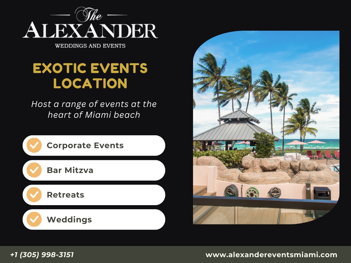 Craft Unforgettable Moments: Versatile Event Spaces at The Alexander Miami