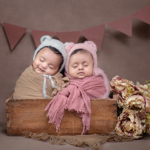 Two Hearts, One Frame: Chronicles of Twin Newborn Delights in Photography