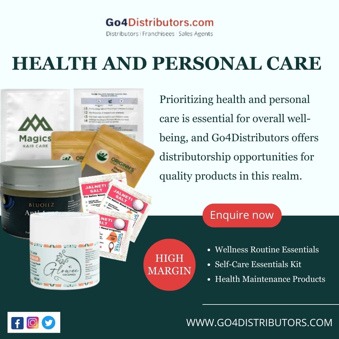 Reasonably priced Health and Personal Care items for distribution.