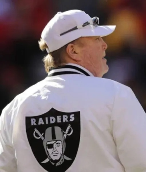 Mark Davis Exclusive: Raiders Jacket Unleashed for Fans