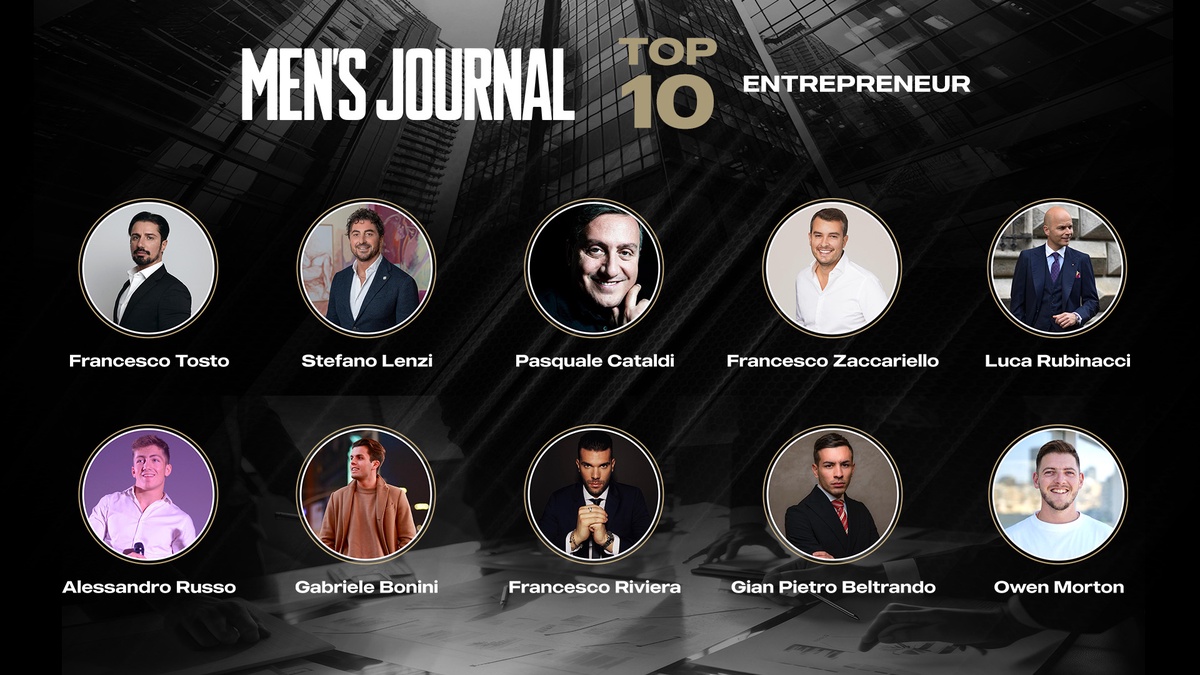 Top 10 successful italian Entrepreneurs of 2023 according to Mens Journal