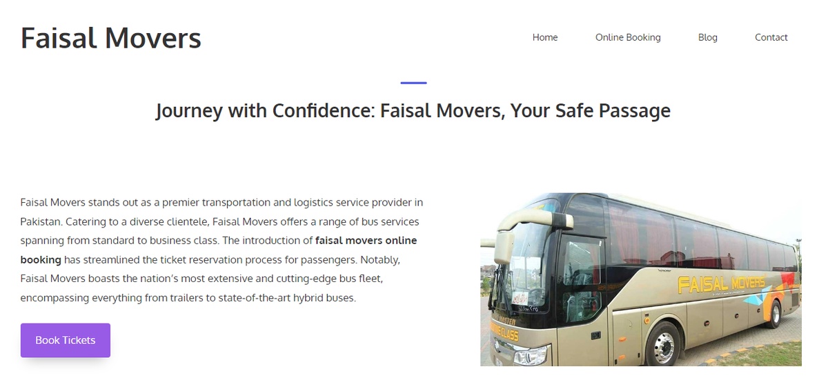 Experience Excellence with Faisal Movers
