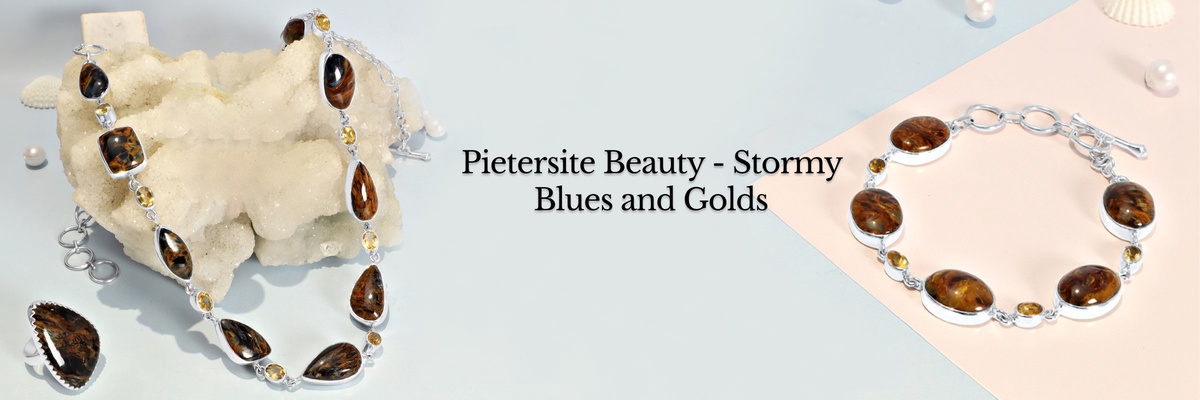 Pietersite Marvels: The Meeting Point of Stormy Blues and Golds