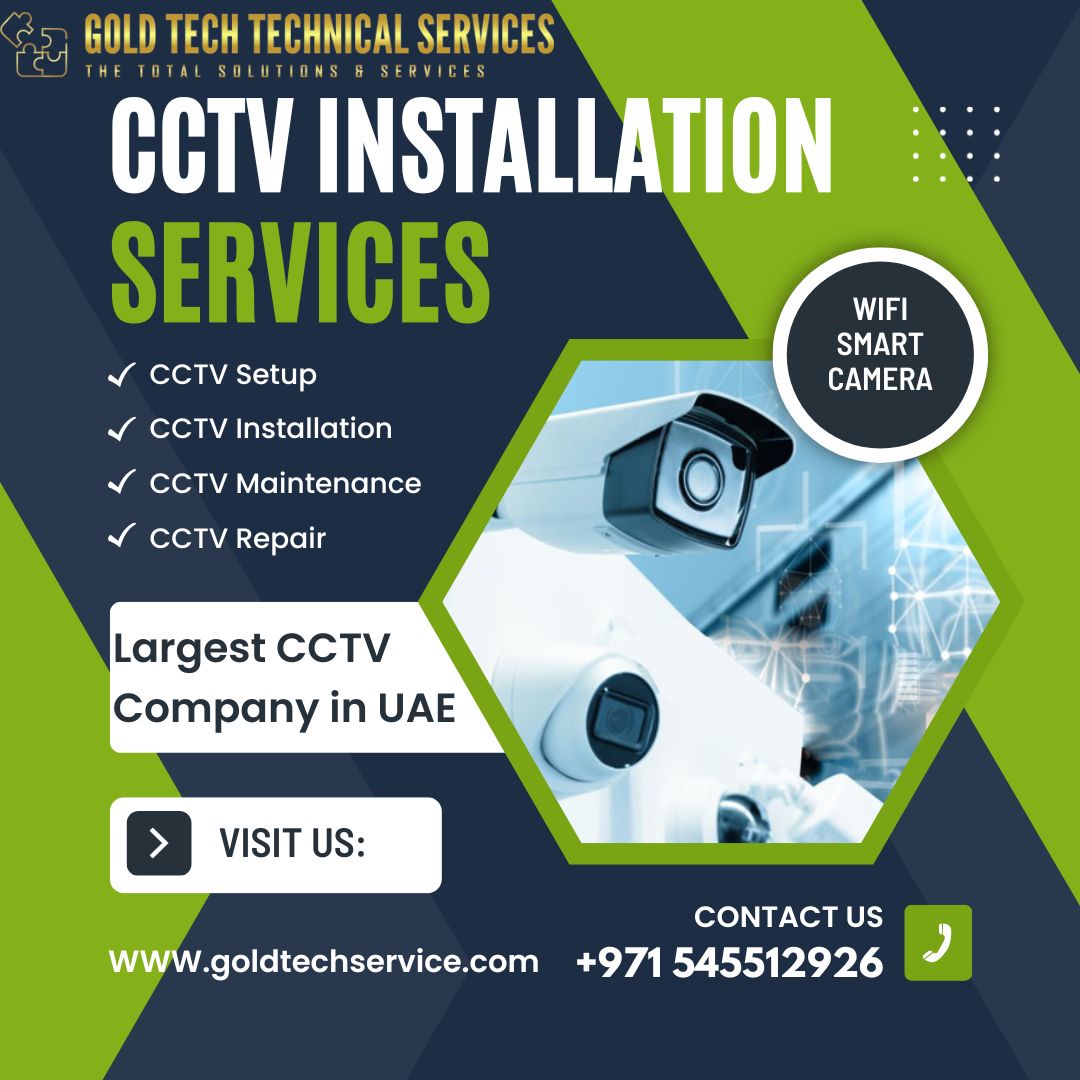 CCTV Camera Installation Service UAE  +971545512926