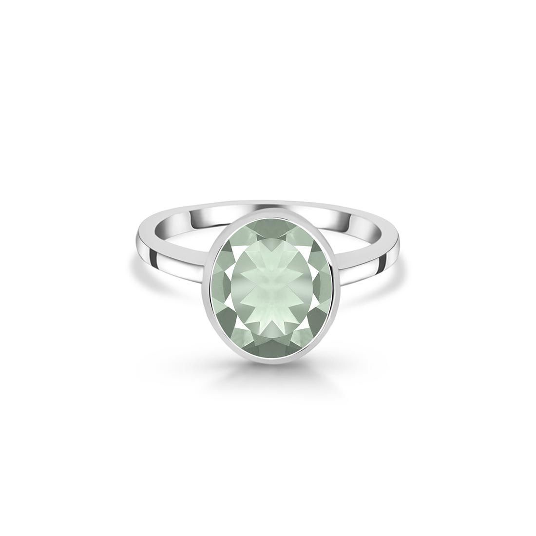 Enhance the Look with Green Amethyst Ring