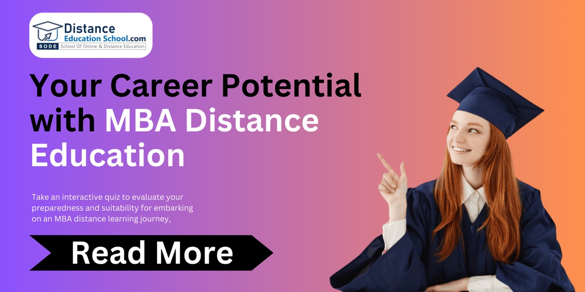 Your Career Potential with MBA Distance Education