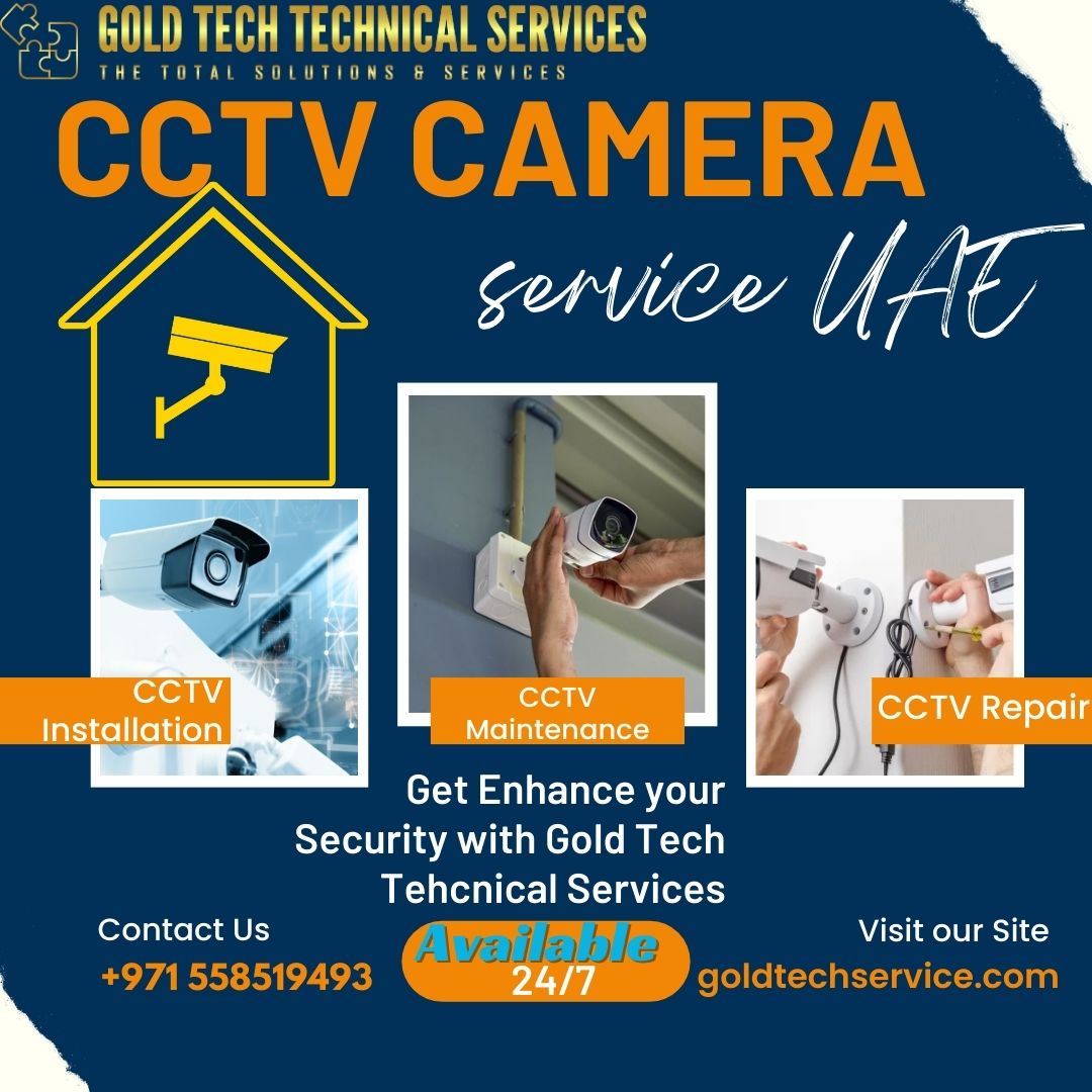 CCTV Camera Installation Service UAE - Gold Tech Services UAE