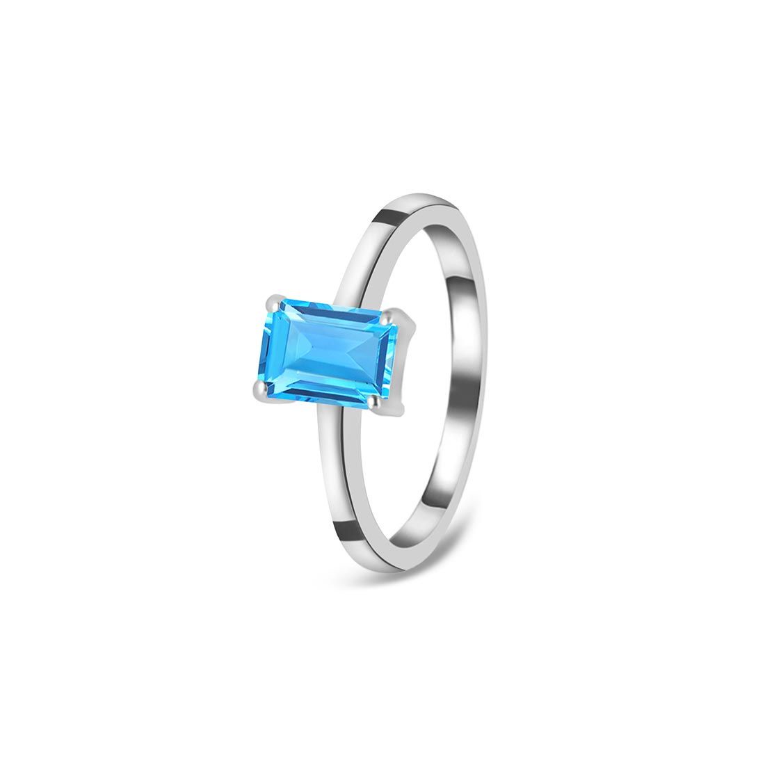 Let's Spark Boldness With The Swiss Blue Ring
