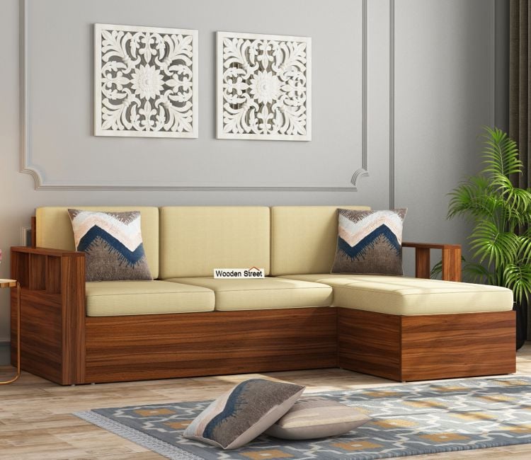 Elevate Your Living Space with L-Shape Sofas from Wooden Street