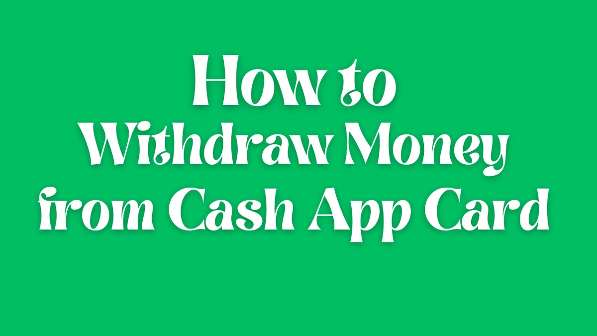 Can I Get Money Off Cash App at ATM?