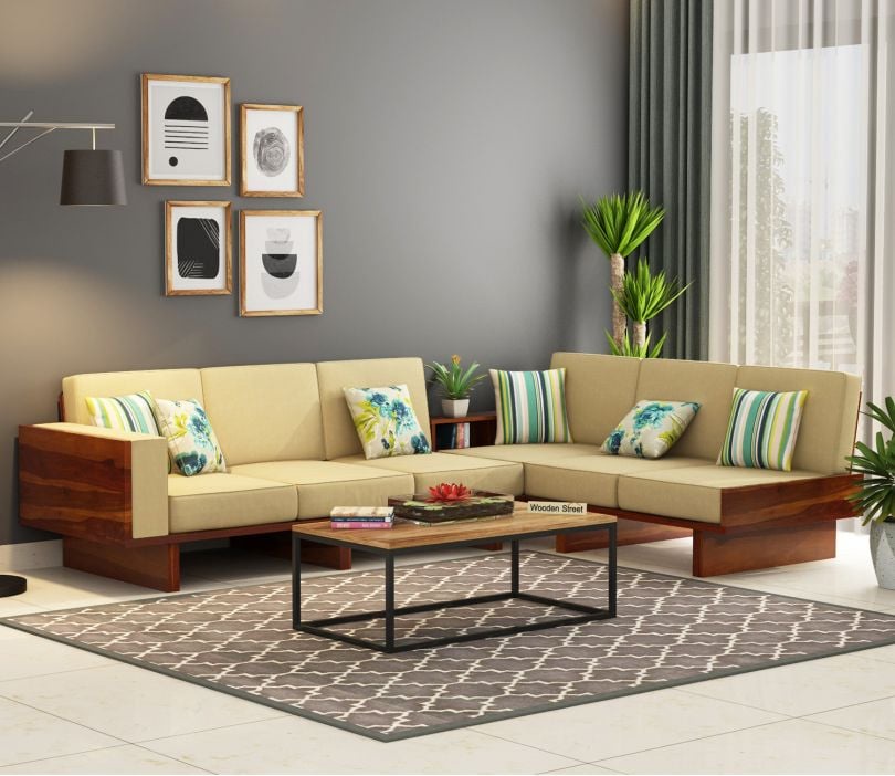 Tips for Matching Your Wooden L Shape Sofa with Decor