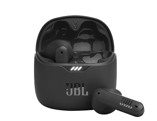 JBL Tune Flex - True Wireless Noise Cancelling Earbuds (Black), Small