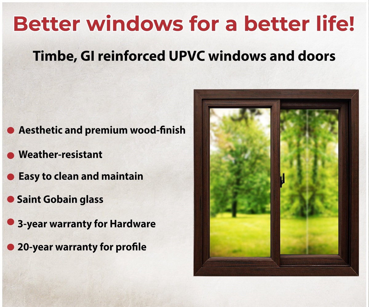 Home with UPVC Windows Style and Quality