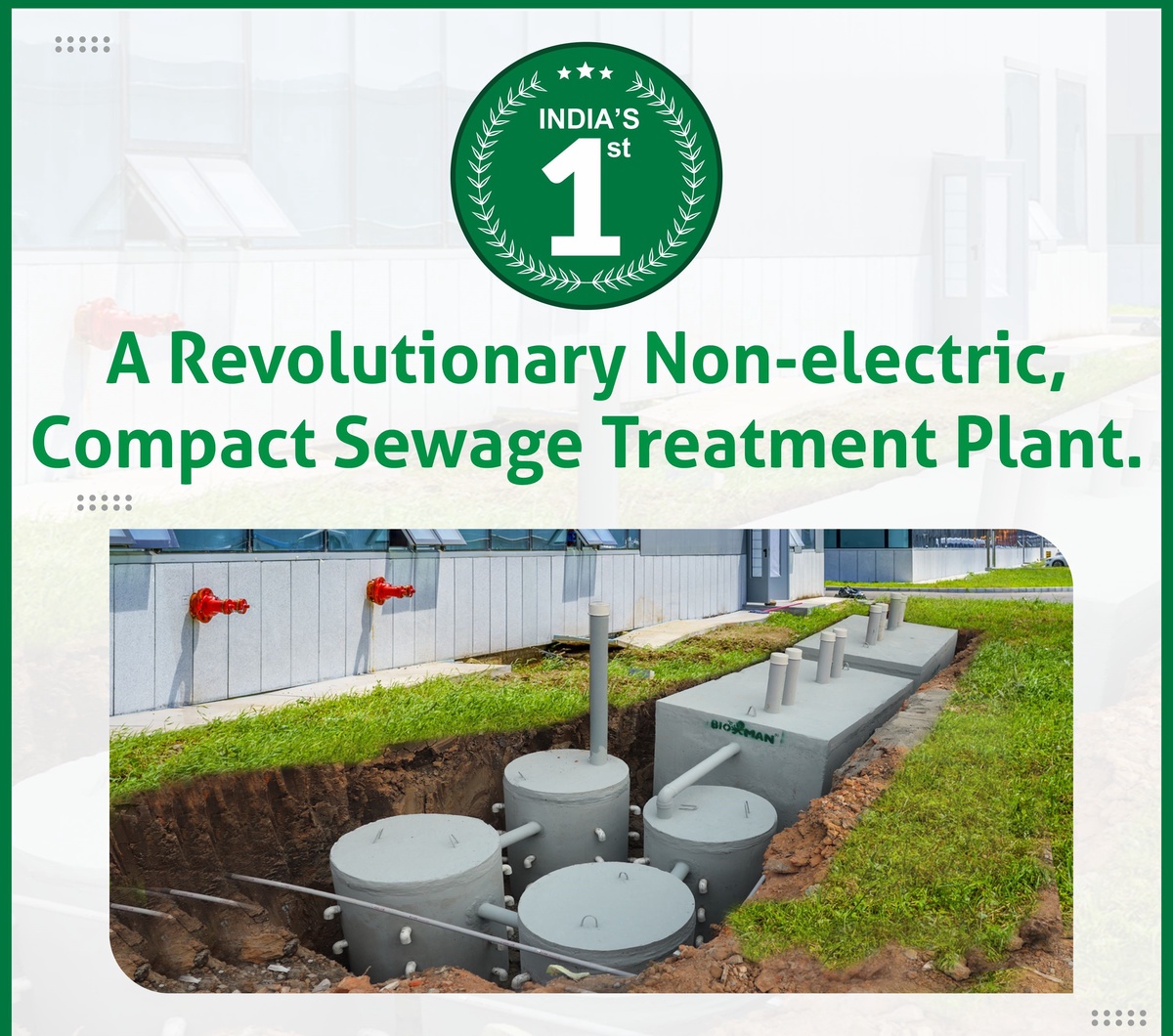 Installation of Sewage Treatment Plants (STP)
